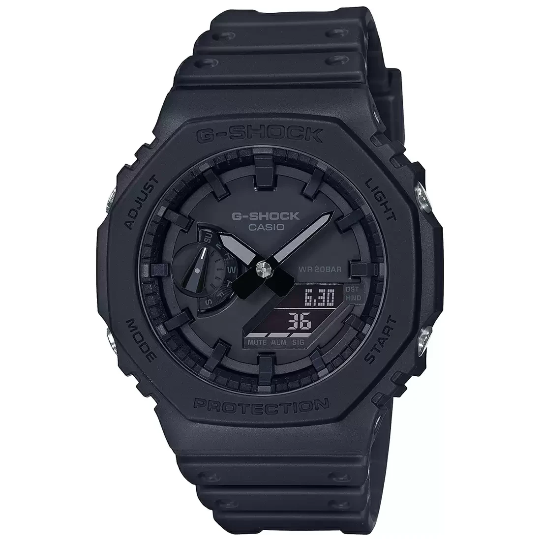 G-SHOCK GA-2100-1A1DR - G987 Black Carbon Core Guard - Men's Watch