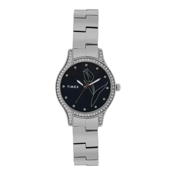 Timex Empera Women's Blue Dial Round Case 3 Hands Function Watch -TW0TL9500