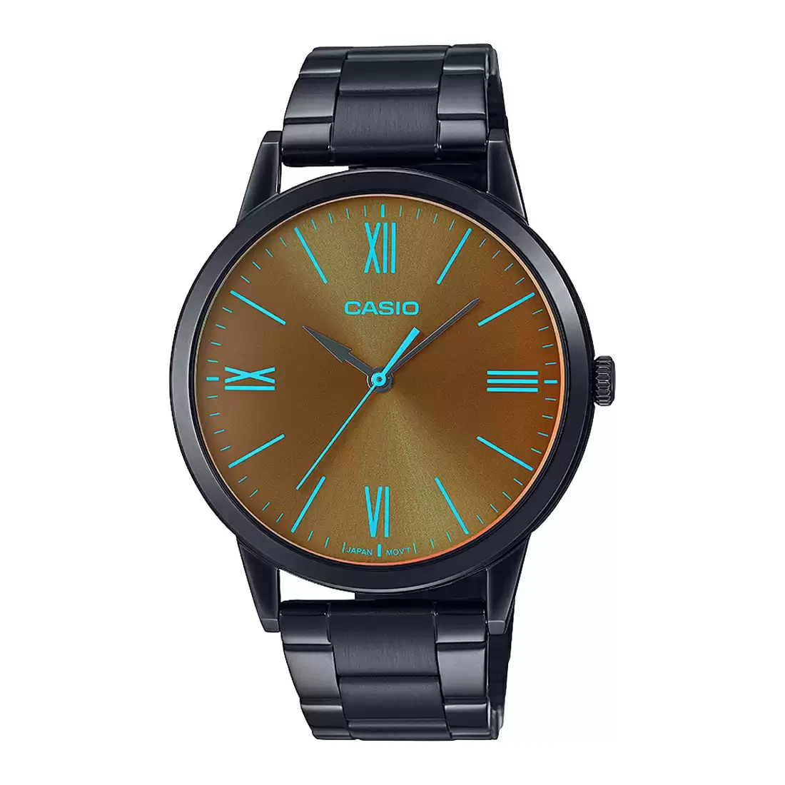 ENTICER MEN MTP-E600B-1BDF - A2004 Black Analog - Men's Watch