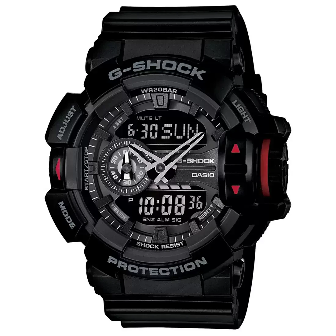 G-SHOCK GA-400-1BDR - G566 Black Analog-Digital - Men's Watch