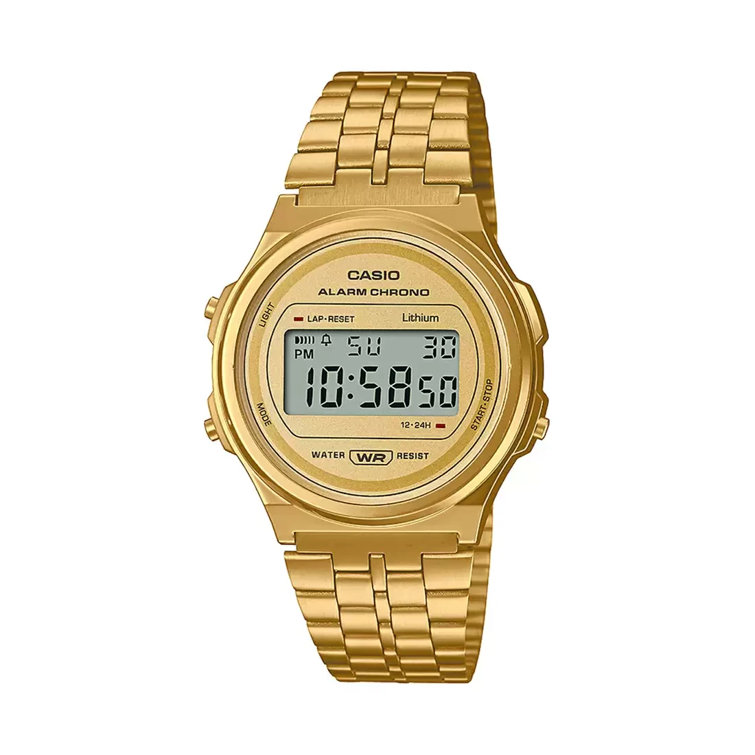 VINTAGE COLLECTION A171WEG-9ADF - D224 Gold Digital - Unisex Watch