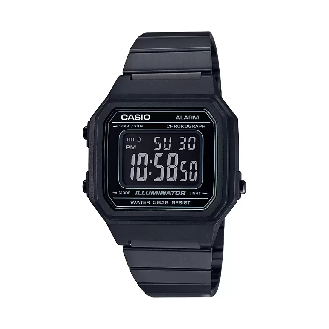 VINTAGE COLLECTION B650WB-1BDF - D199 Black Digital - Unisex Watch