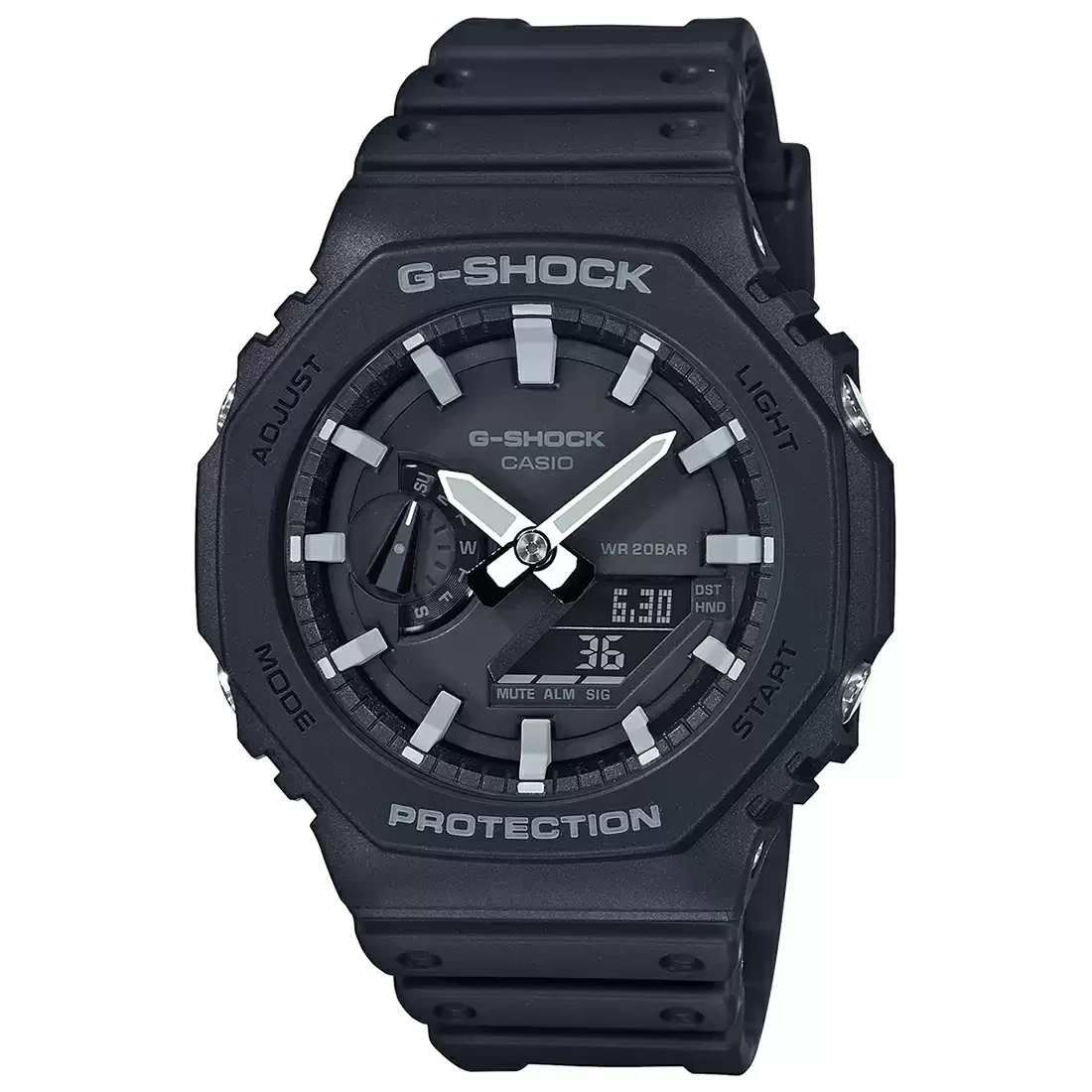 G-SHOCK GA-2100-1ADR - G986 Black Carbon Core Guard - Men's Watch