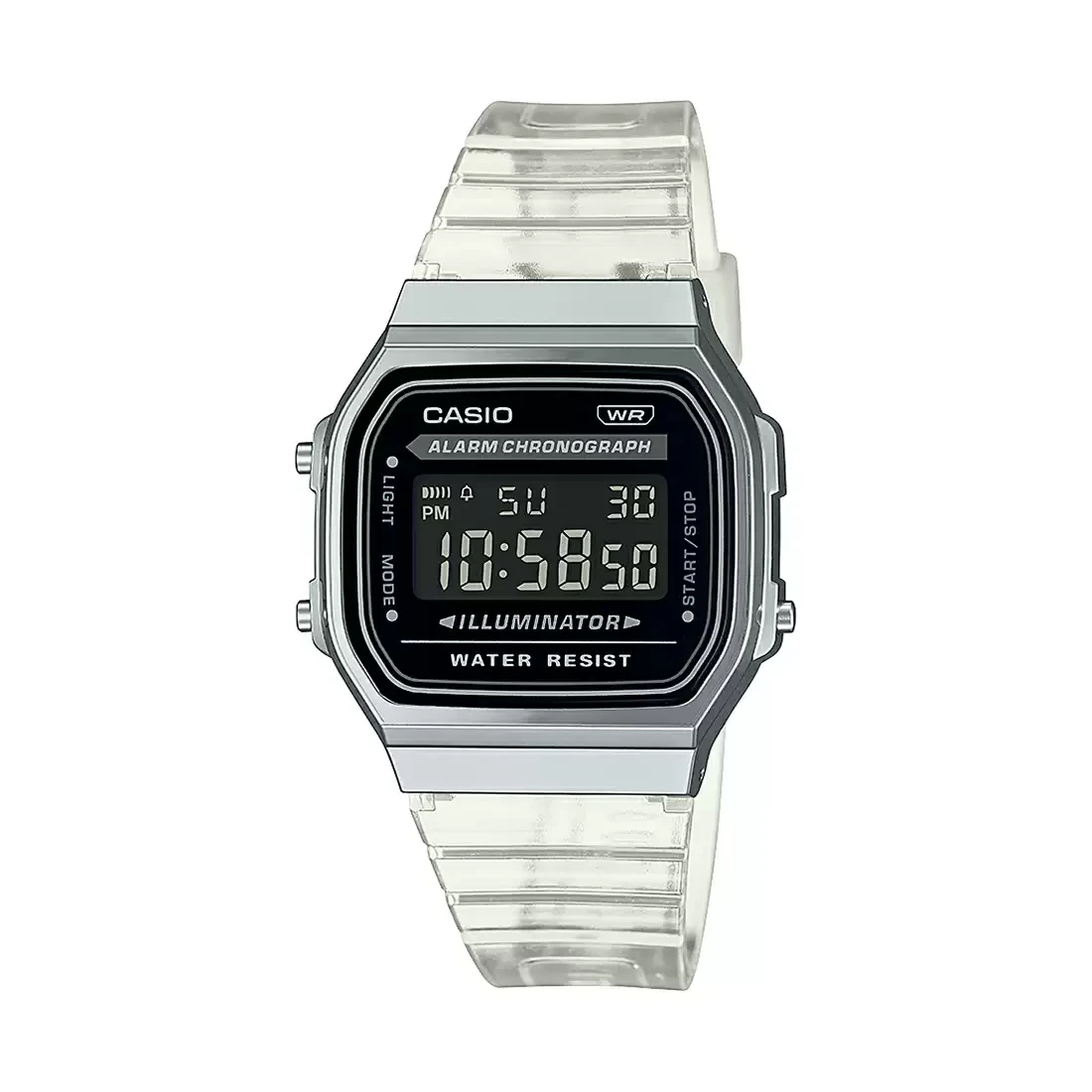 VINTAGE COLLECTION A168XES-1BDF - D306 Transparent Digital Unisex Watch