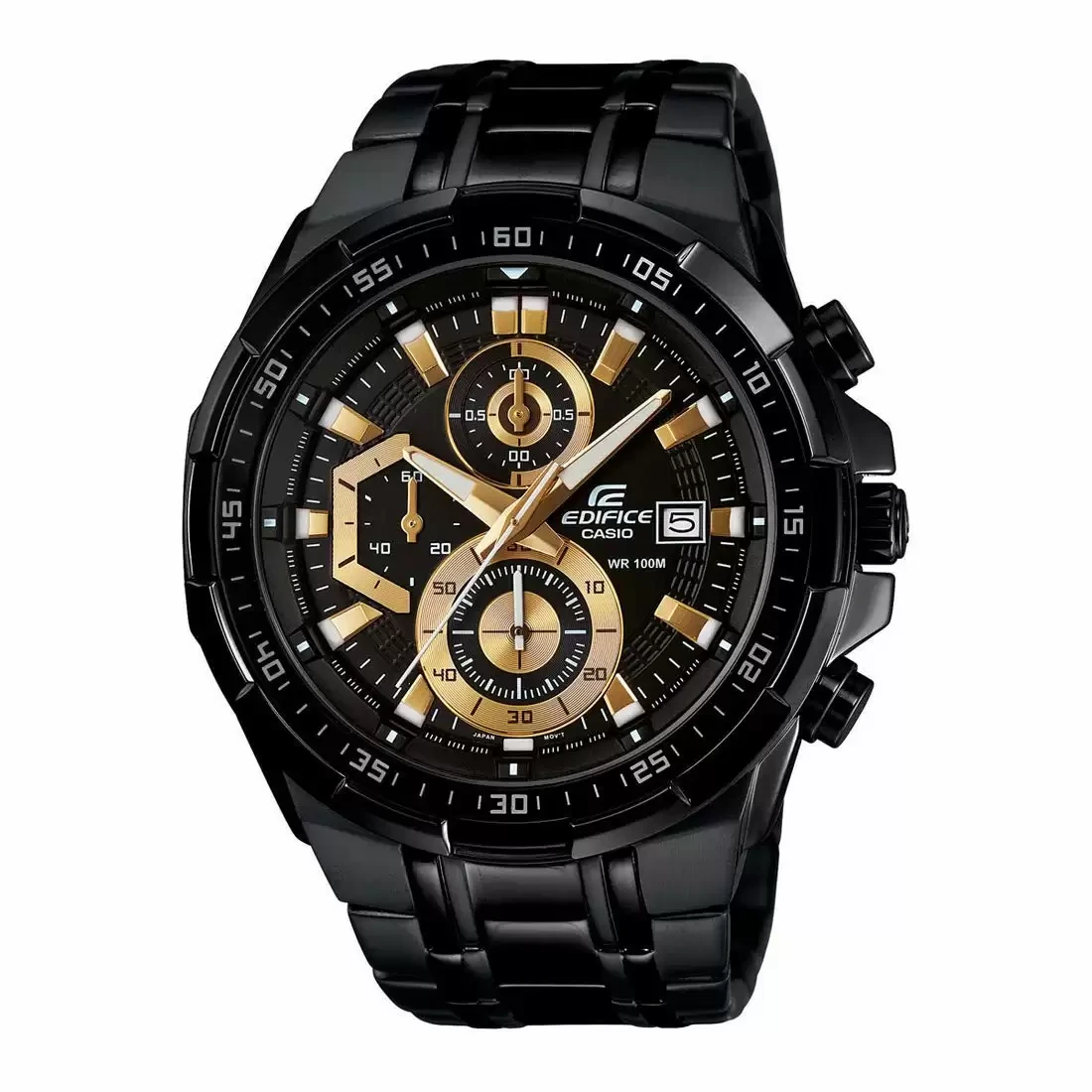 EDIFICE EFR-539BK-1AVUDF - EX187 Black Chronograph - Men's Watch